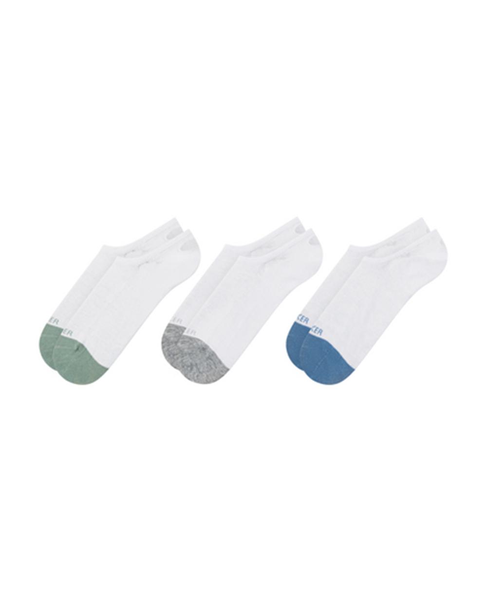 Ted Baker 3 Pack Branded Liner Trainer ソックス メンズ 白 | Japan  AHKQ-12894