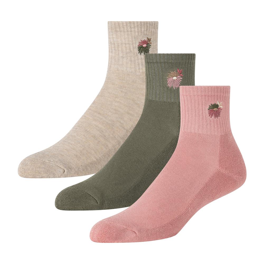 Ted Baker 3 Pack Cushioned Sole High Ankle Crew ソックス レディース ピンク | Japan  CETZ-47960