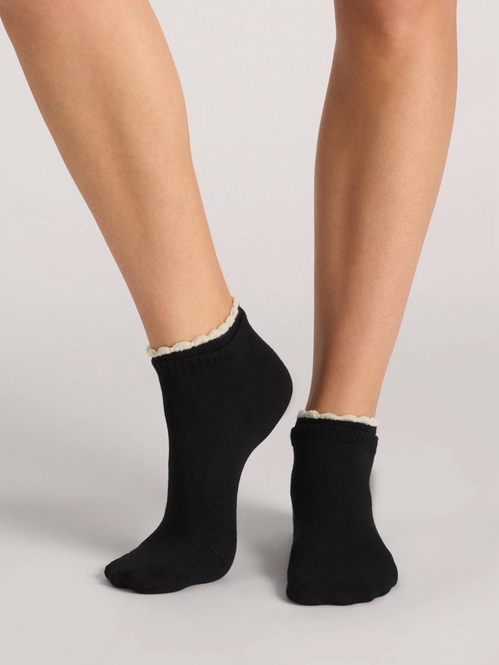 Ted Baker 3 Pack Scalloped Low Cut Ankle ソックス レディース 黒 | Japan  OXHT-42087