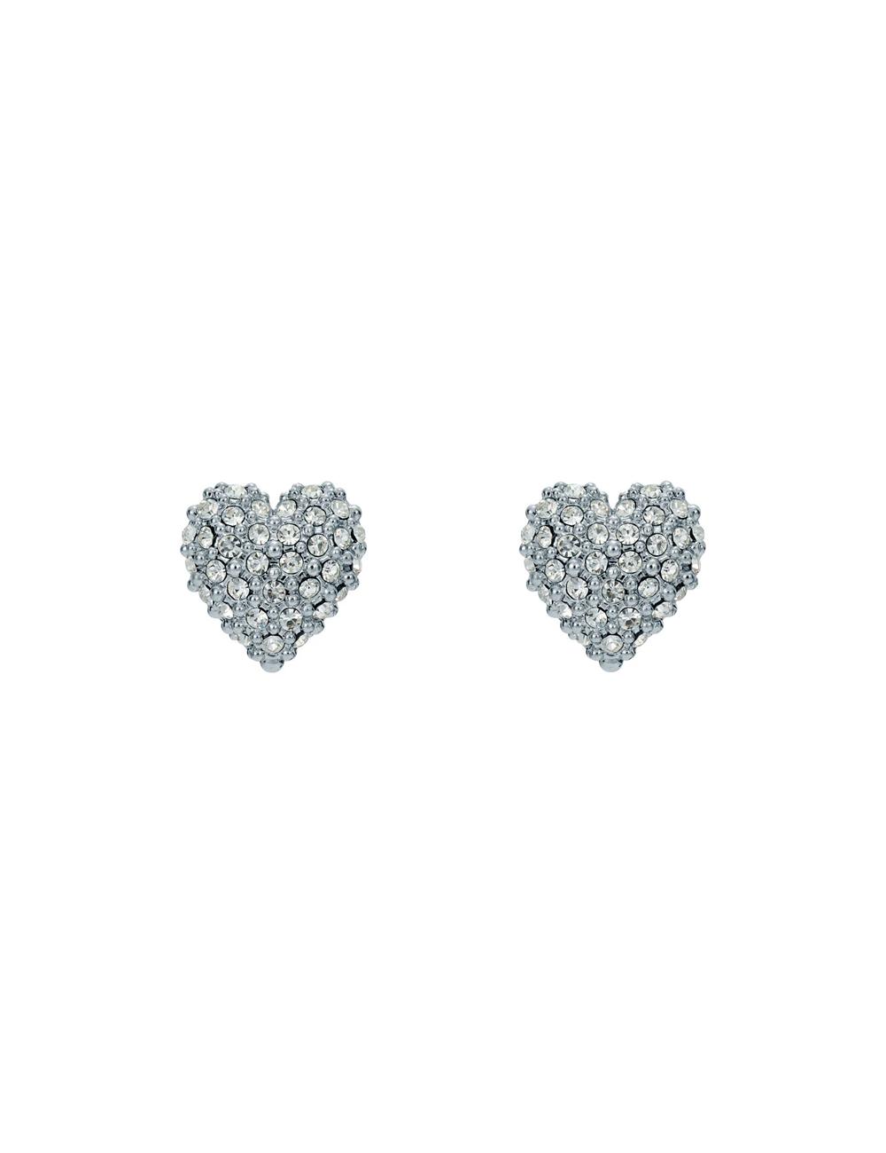 Ted Baker ADORAA - Crystal Heart Stud ピアス レディース シルバー | Japan  IBDS-17026