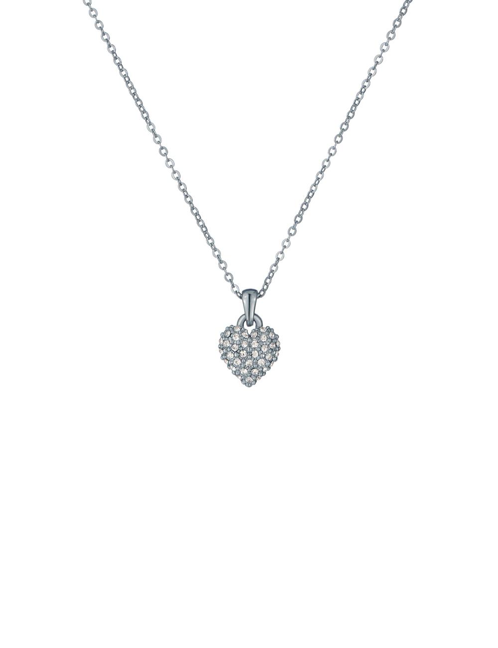 Ted Baker ADORINA - Mini Crystal Heart Pendant ネックレス レディース シルバー | Japan  SAVR-98037