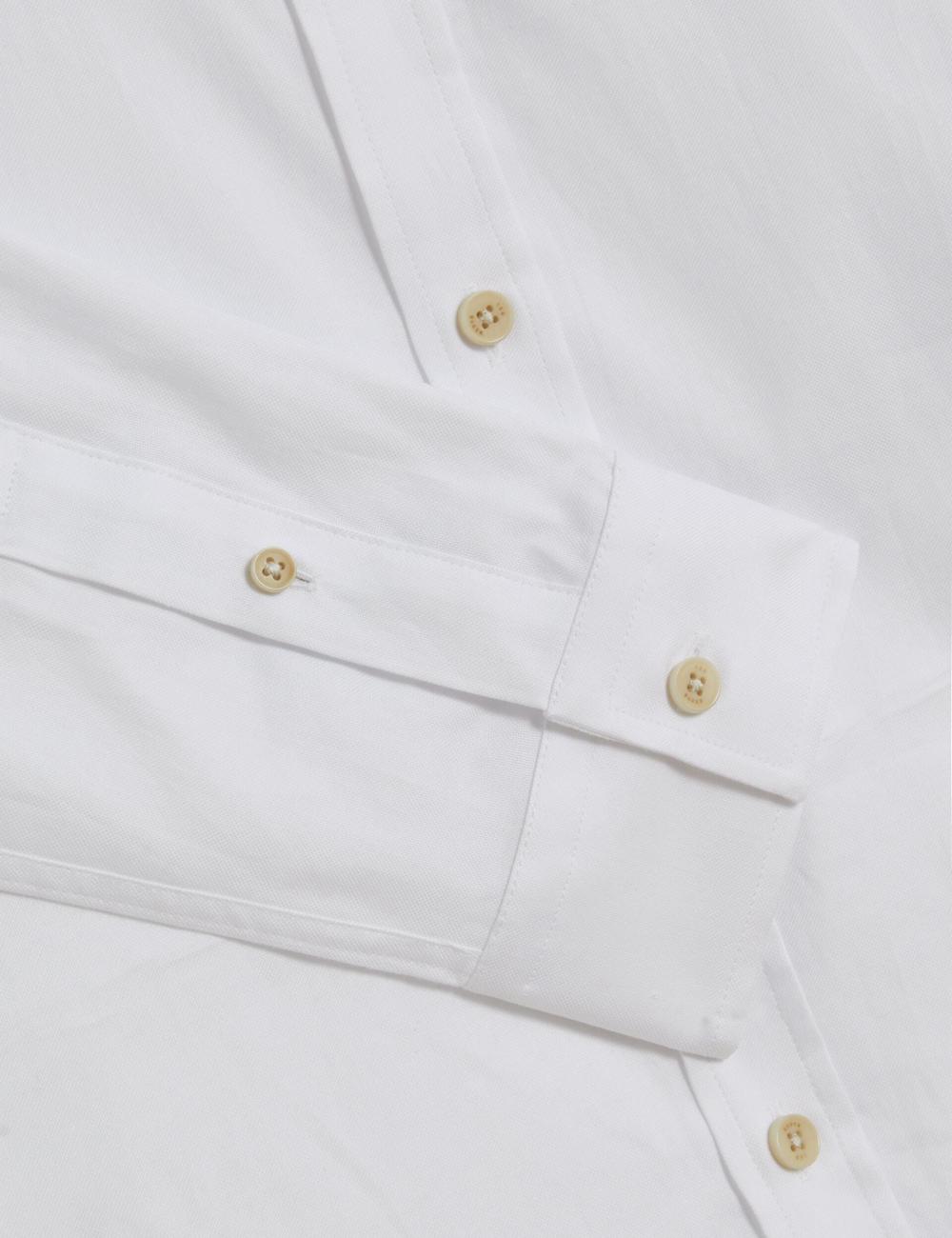 Ted Baker ALLARDO - Regular Fit Cotton Oxford シャツ メンズ 白 | Japan  NERK-21697