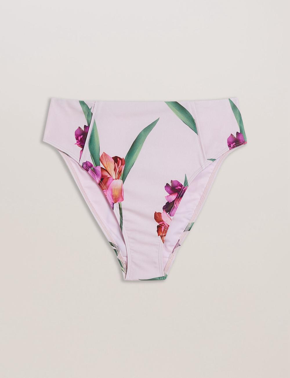 Ted Baker AVELEA - Floral Print High Waisted ビキニ レディース ピンク | Japan  FCNH-75938