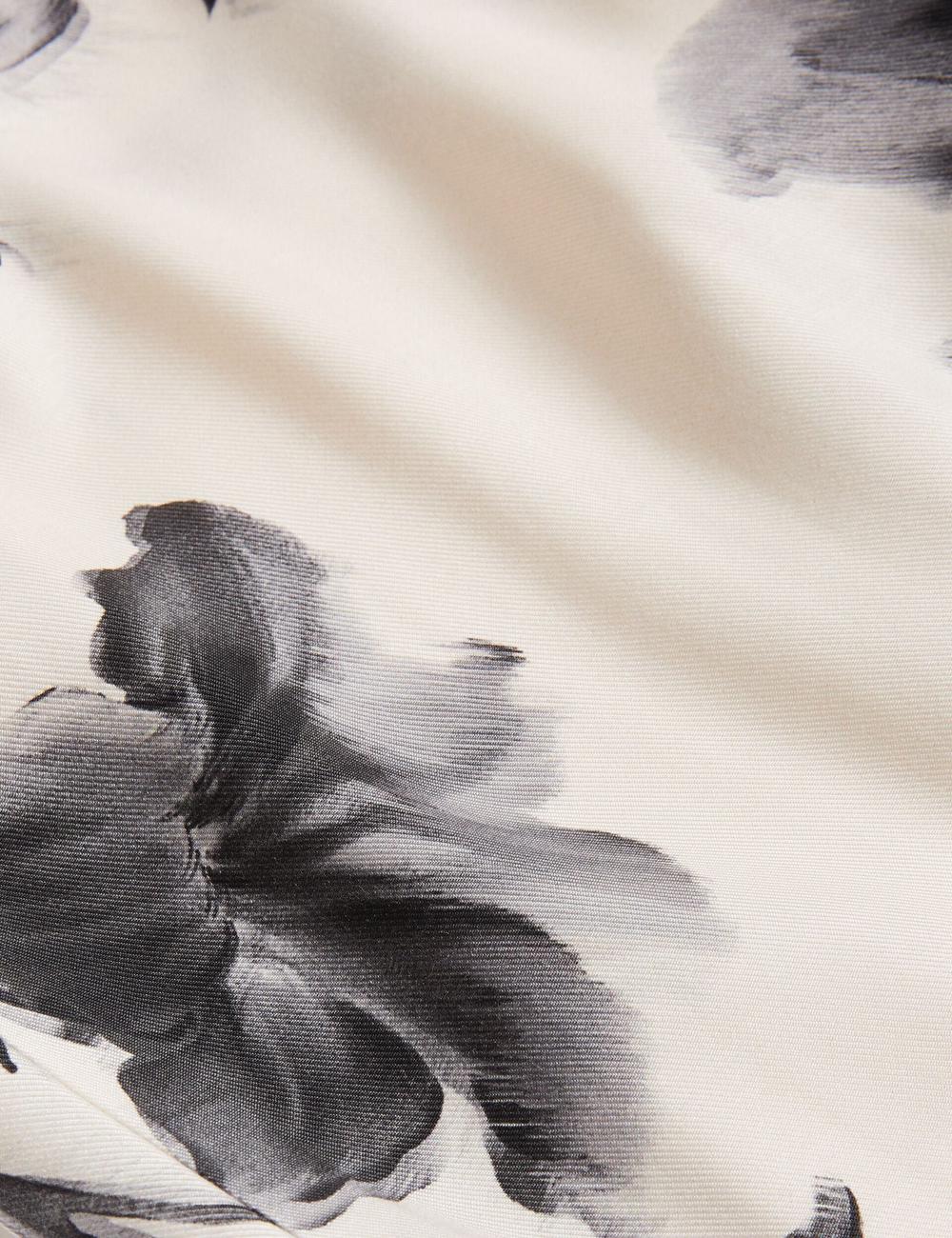 Ted Baker AWYNA - Floral Print Pull-On Wide Leg ズボン レディース 黒 | Japan  JQUH-09624