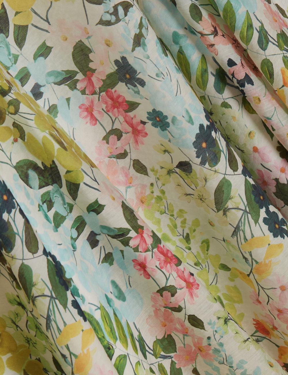 Ted Baker AZULLA - Floral A-Line Woven スカート レディース Ivory | Japan  LICY-17524