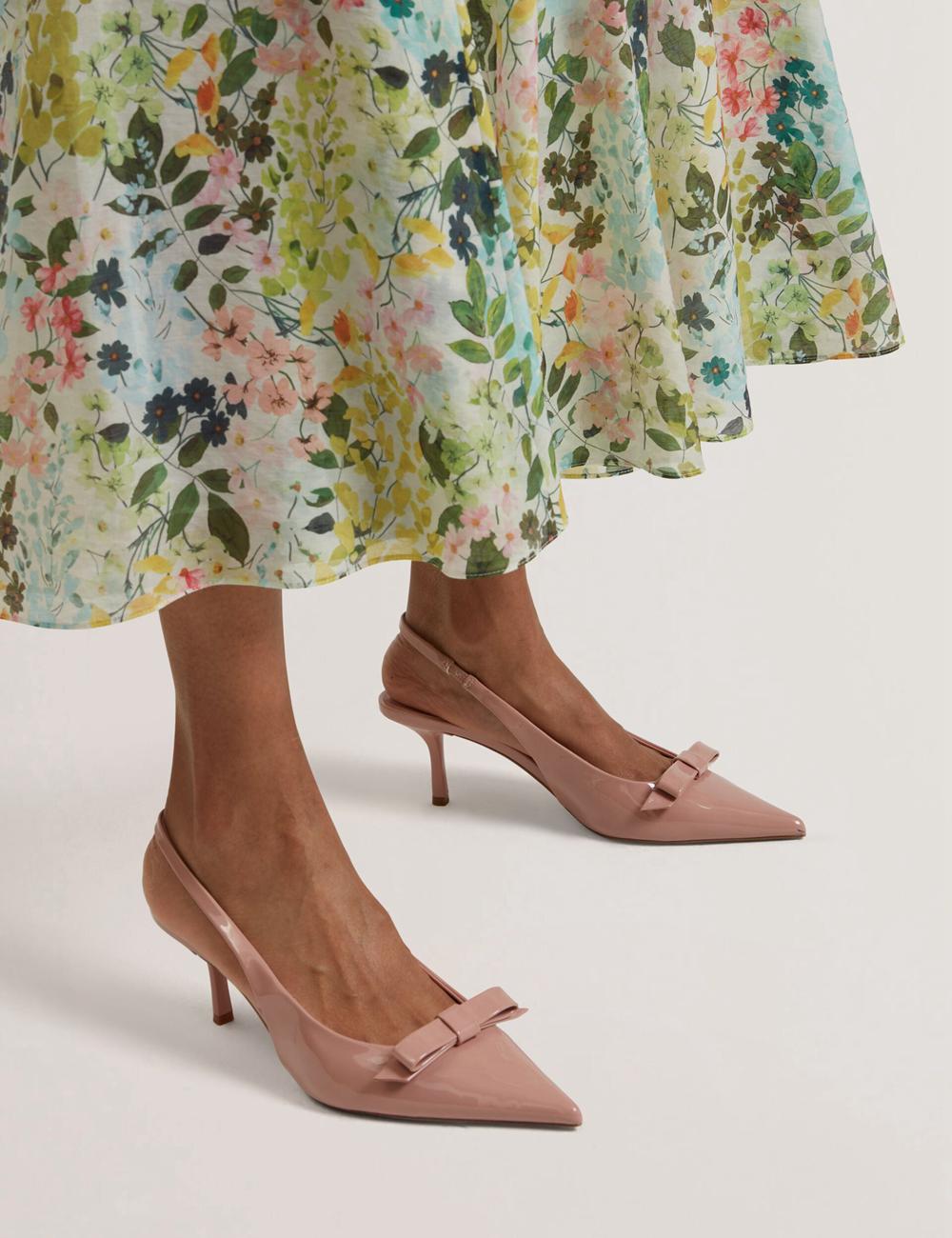 Ted Baker AZULLA - Floral A-Line Woven スカート レディース Ivory | Japan  LICY-17524