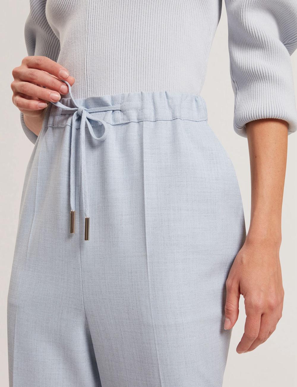 Ted Baker BALLIA - Elasticated Waist Tailored Tapered ズボン レディース 青 | Japan  MIBT-24950