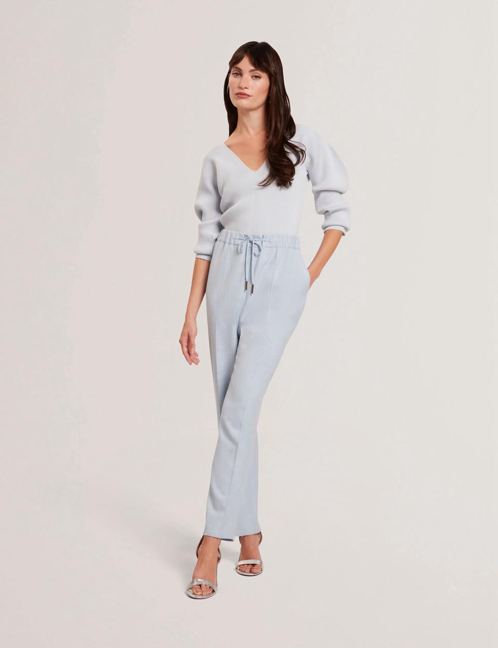 Ted Baker BALLIA - Elasticated Waist Tailored Tapered ズボン レディース 青 | Japan  MIBT-24950