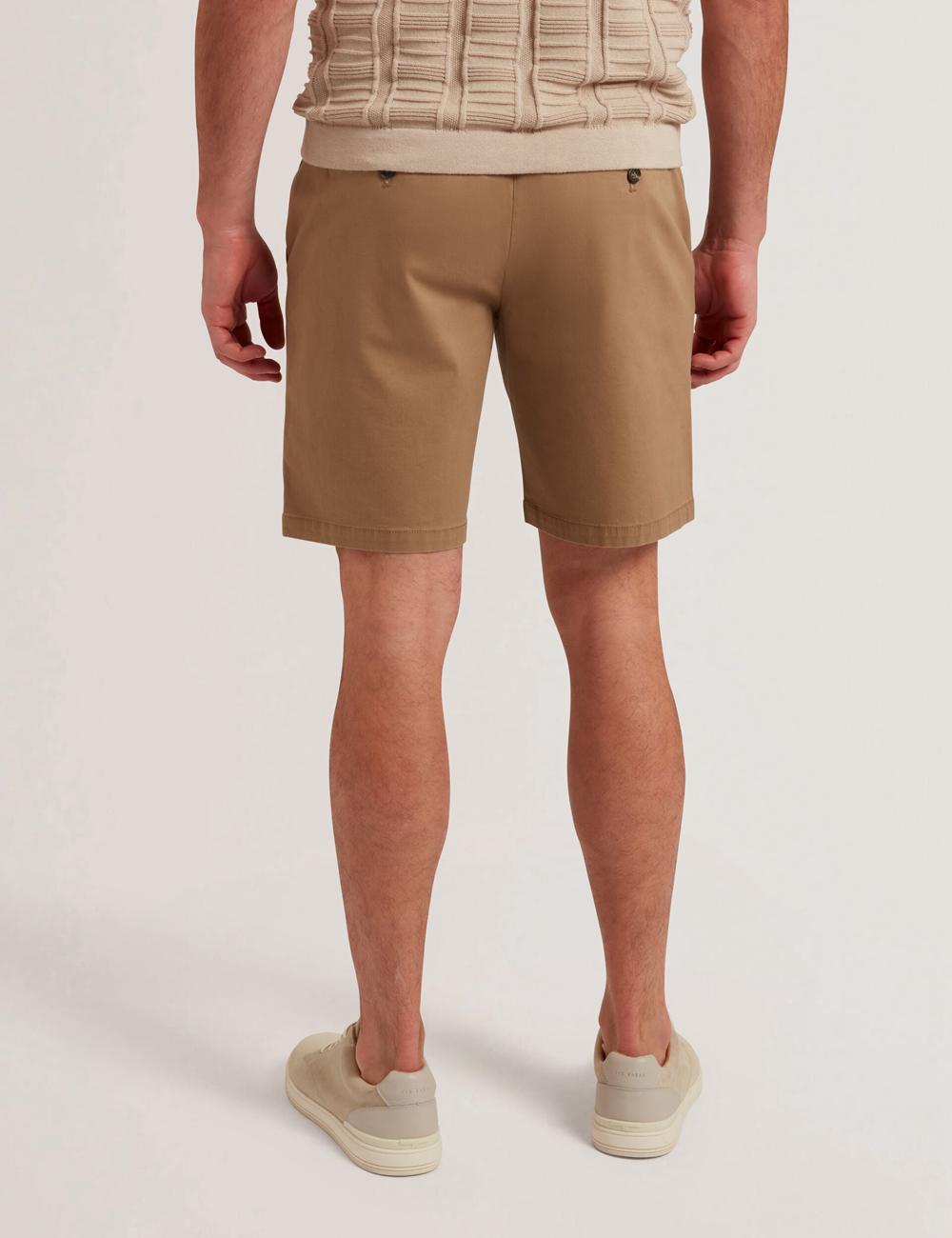 Ted Baker BARNHAM - Regular Fit Cotton Blend Chino ショートパンツ メンズ Tan | Japan  XPDS-07293
