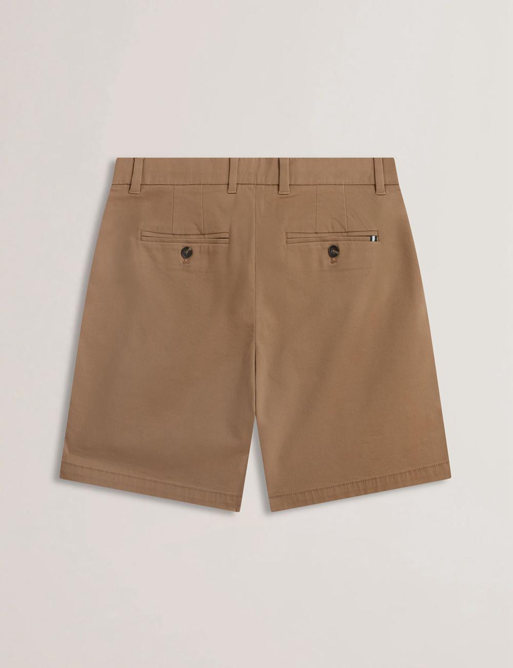 Ted Baker BARNHAM - Regular Fit Cotton Blend Chino ショートパンツ メンズ Tan | Japan  XPDS-07293