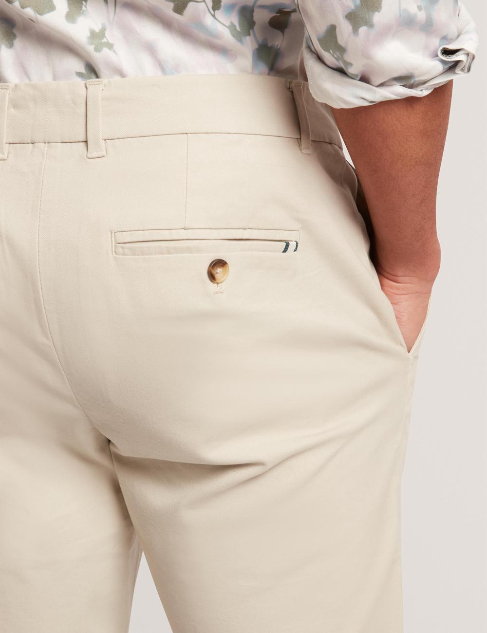 Ted Baker BATFORD - Slim Fit Cotton Blend Chinos ズボン メンズ Tan | Japan  OWNV-75216