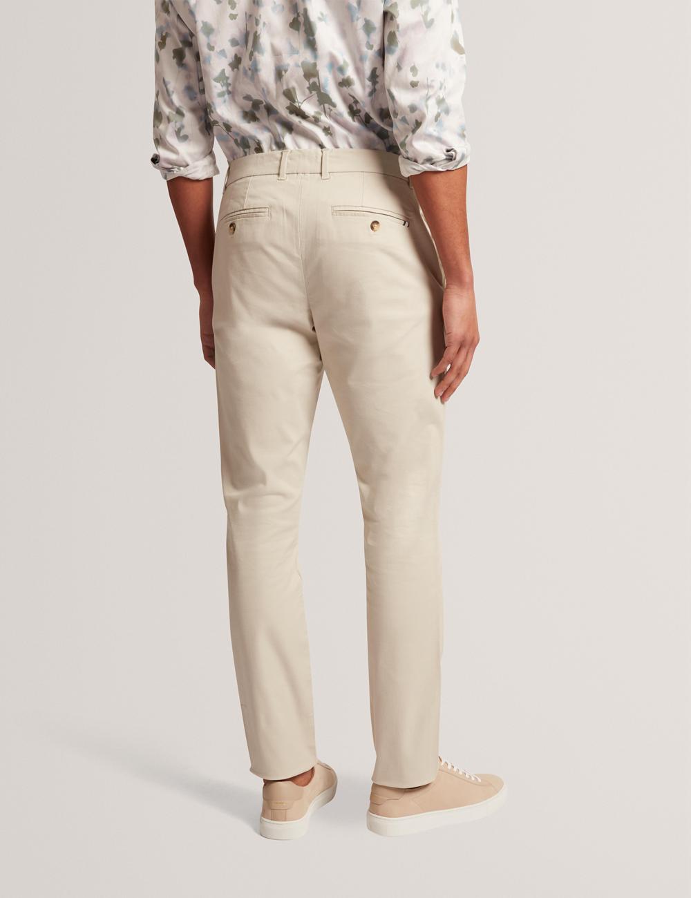 Ted Baker BATFORD - Slim Fit Cotton Blend Chinos ズボン メンズ Tan | Japan  OWNV-75216