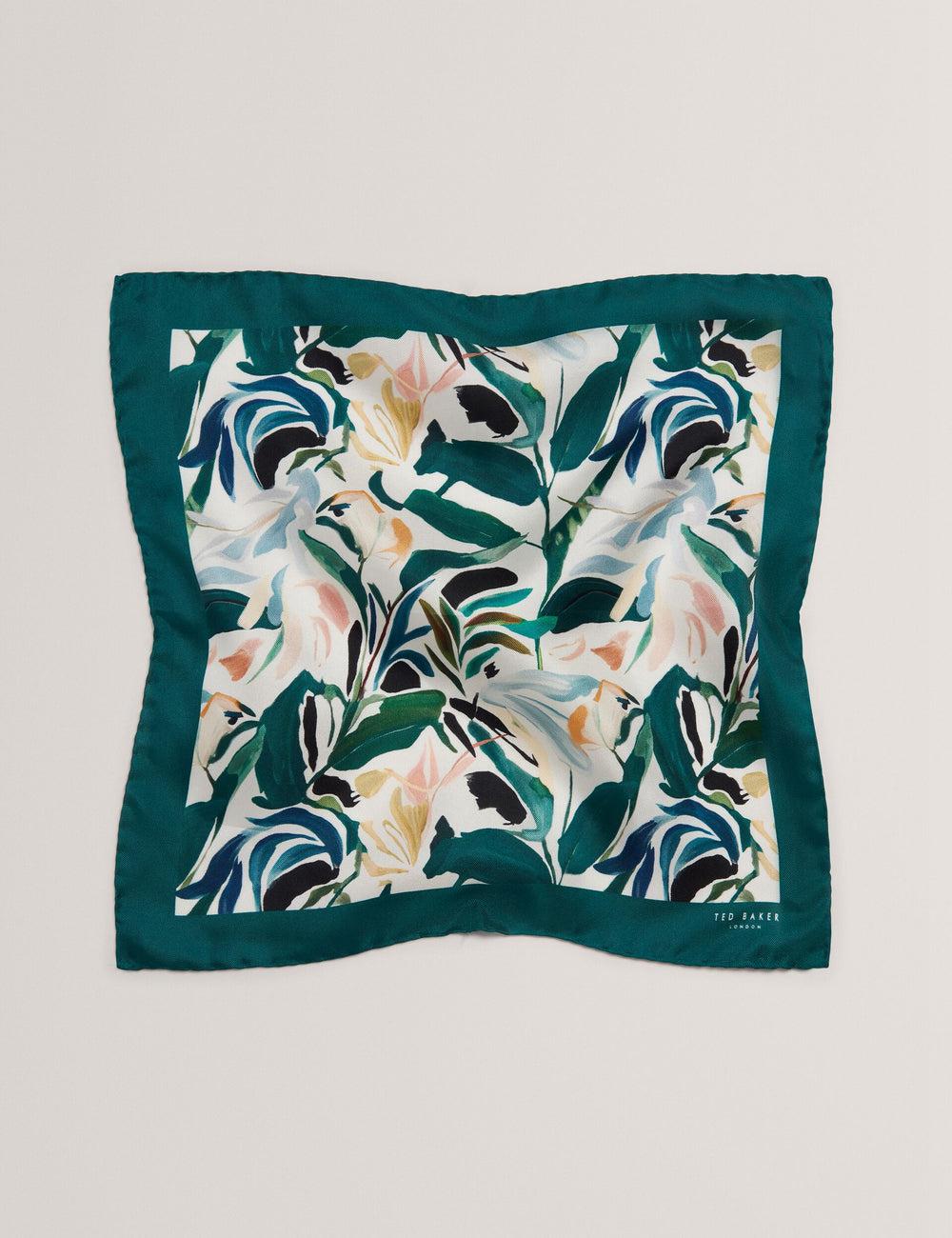 Ted Baker BOYTONP - Botanical Floral Silk Pocket ポケットチーフ メンズ Ecru | Japan  OGKC-41960