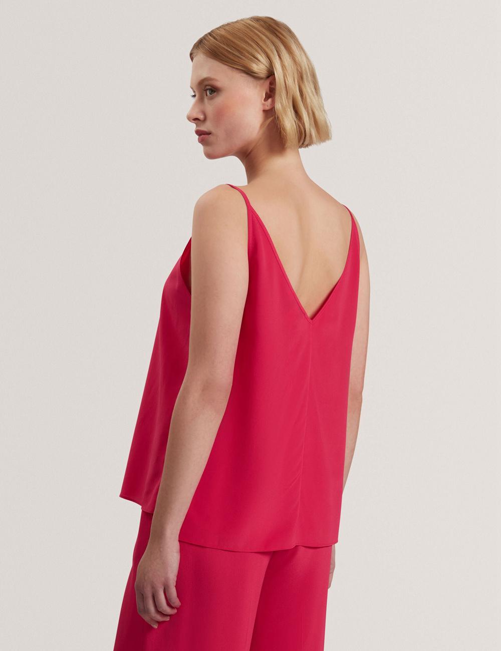 Ted Baker CADASA - Pure Silk Scoop Neck Cami トップス レディース パープル | Japan  GYOU-46318