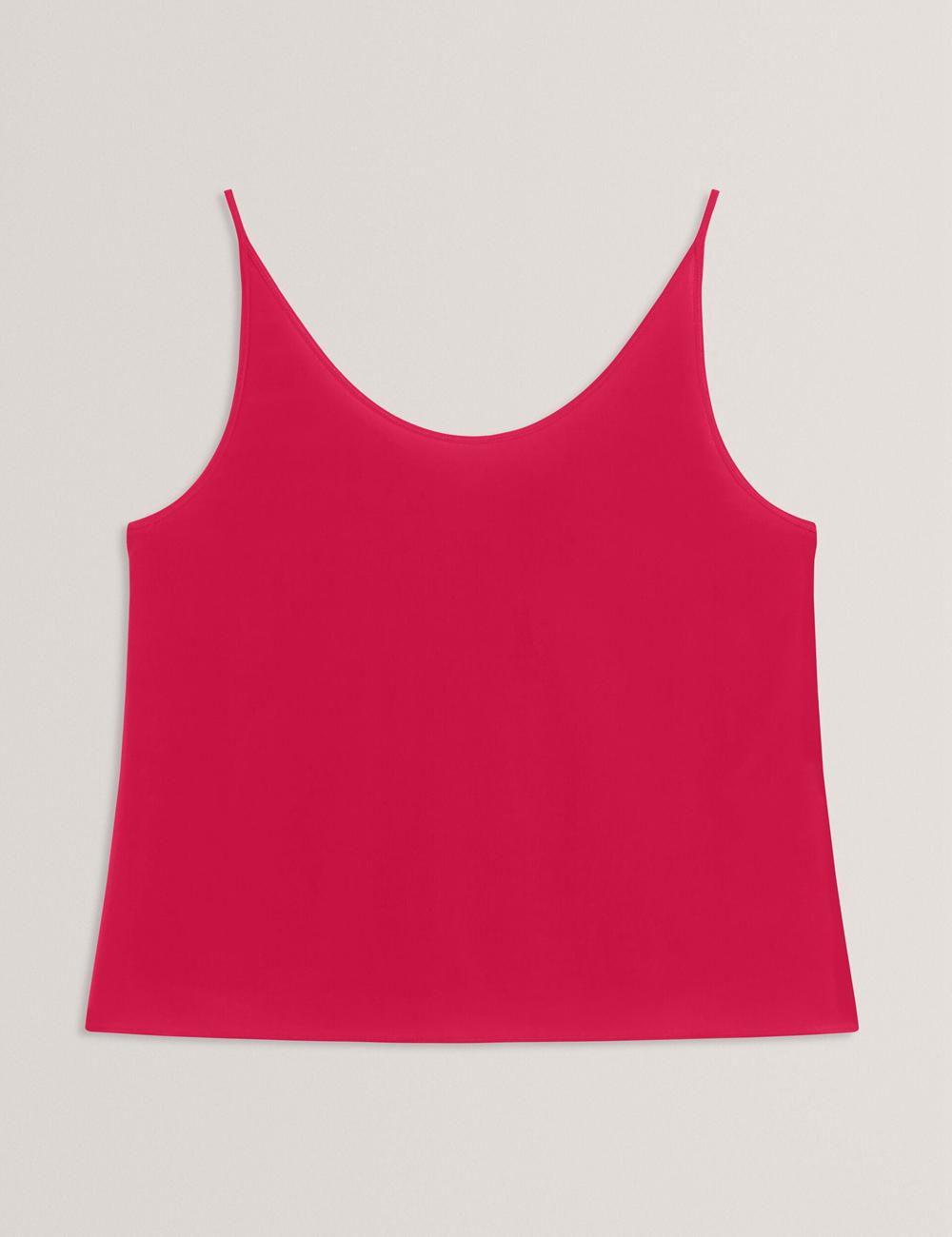 Ted Baker CADASA - Pure Silk Scoop Neck Cami トップス レディース パープル | Japan  GYOU-46318
