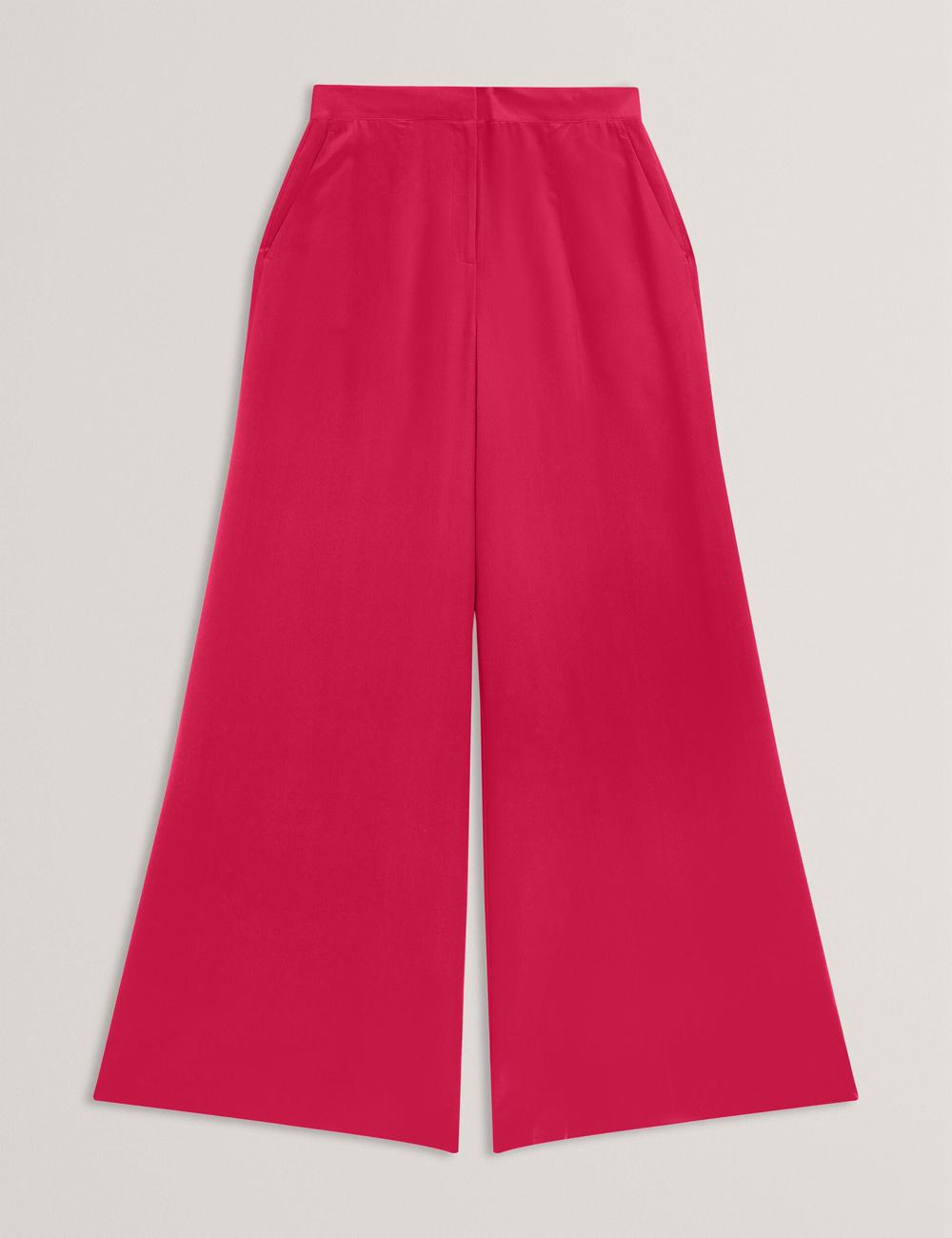 Ted Baker CARLOET - Silk Wide Leg Tailored ズボン レディース パープル | Japan  WRBS-25349