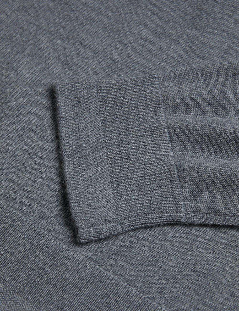 Ted Baker CARNBY - Pure Wool Crew Neck ジャンパー メンズ Charcoal | Japan  FYUW-48726