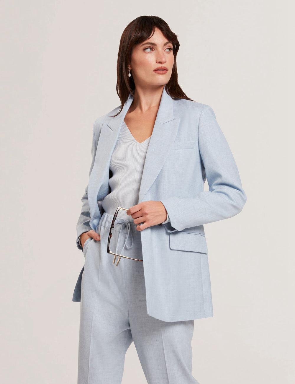 Ted Baker CARNI - Relaxed Tailored Single Breasted ブレイザーズ レディース 青 | Japan  VCWX-85206