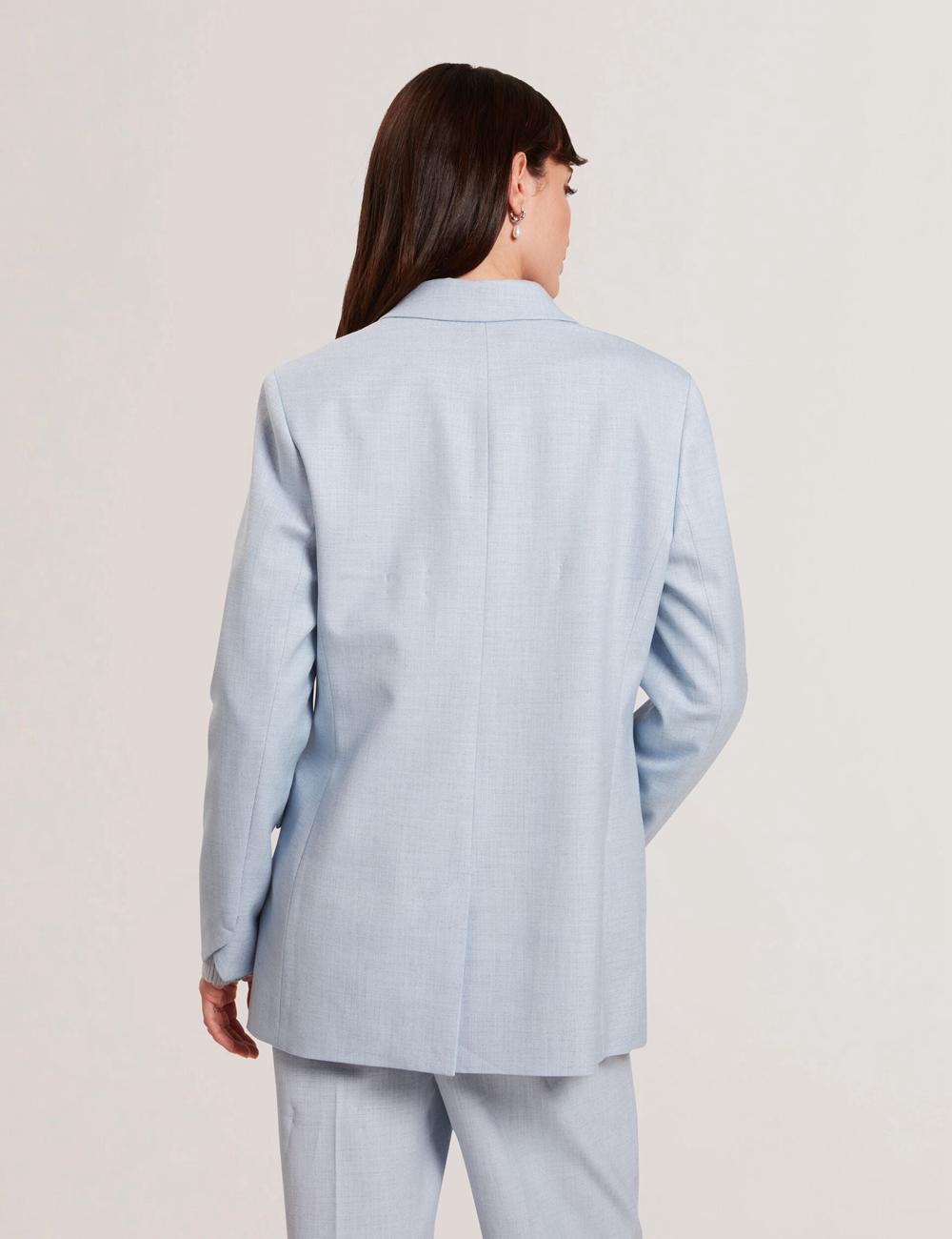 Ted Baker CARNI - Relaxed Tailored Single Breasted ブレイザーズ レディース 青 | Japan  VCWX-85206