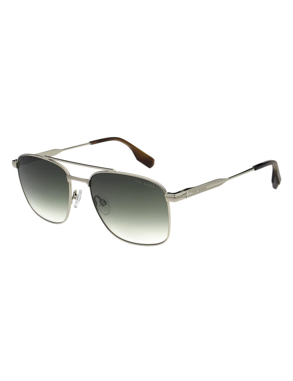 Ted Baker CHASE - Metal Frame Navigator サングラス メンズ シルバー | Japan  GYCR-58360