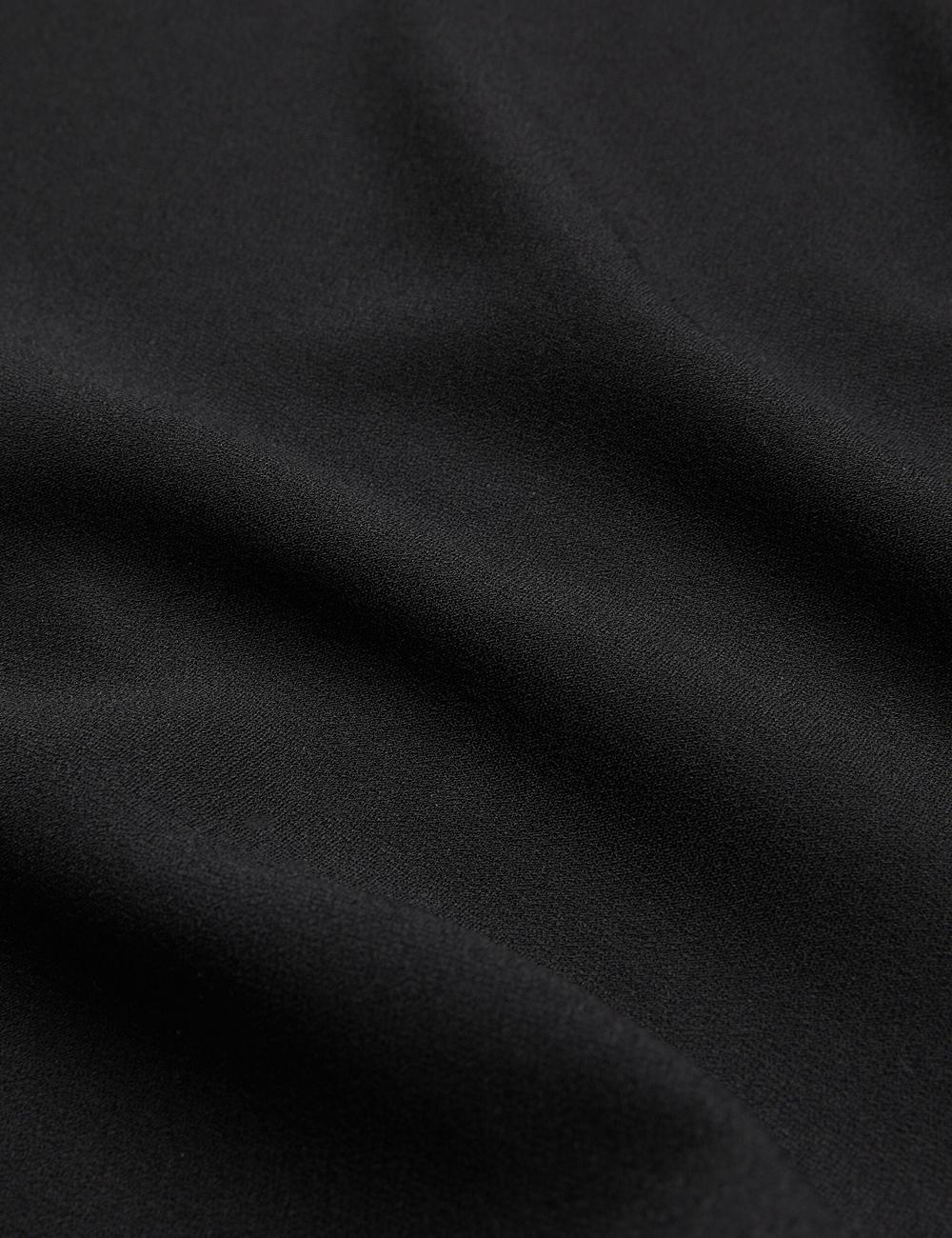 Ted Baker CHERIKA - Batwing Short Sleeve Satin ブラウス レディース 黒 | Japan  HCNP-62390
