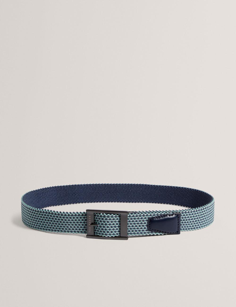 Ted Baker COLUMMM - Reversible Woven Elasticated ベルト メンズ ネイビー | Japan  LCVK-03852