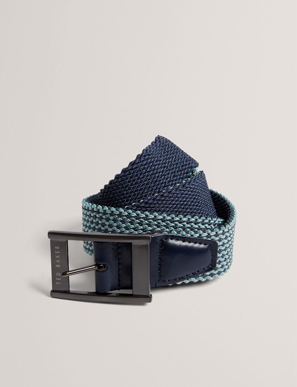 Ted Baker COLUMMM - Reversible Woven Elasticated ベルト メンズ ネイビー | Japan  LCVK-03852