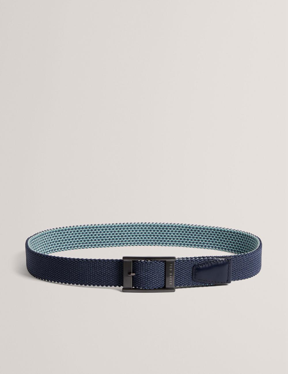 Ted Baker COLUMMM - Reversible Woven Elasticated ベルト メンズ ネイビー | Japan  LCVK-03852