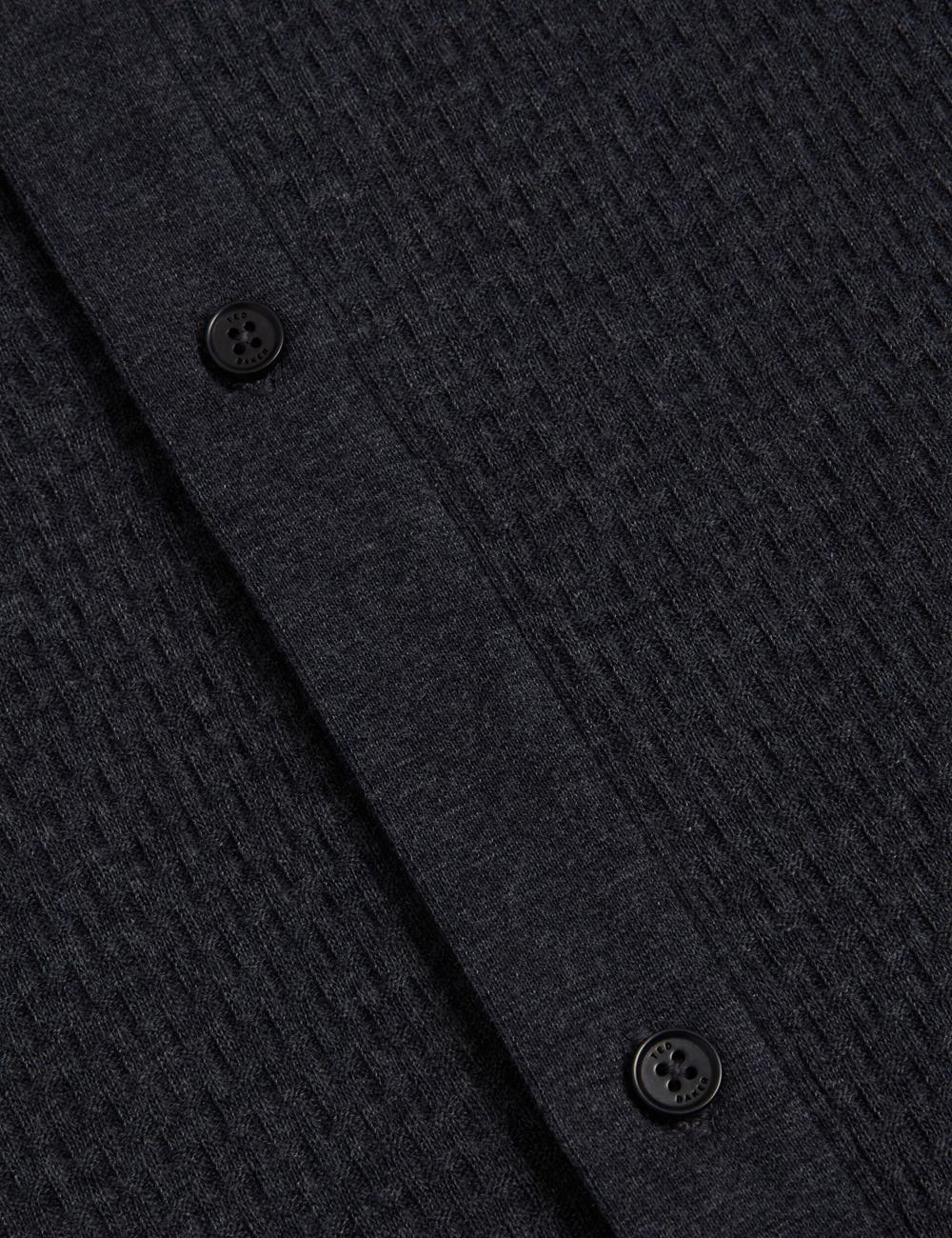 Ted Baker CONNYR - Short Sleeve Button Through ポロシャツ メンズ ネイビー | Japan  DQHC-19340