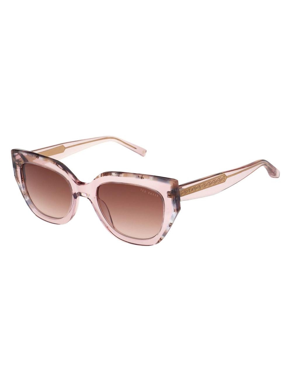 Ted Baker CORAL - Chunky Cat Eye Acetate サングラス レディース ピンク | Japan  URAT-98315