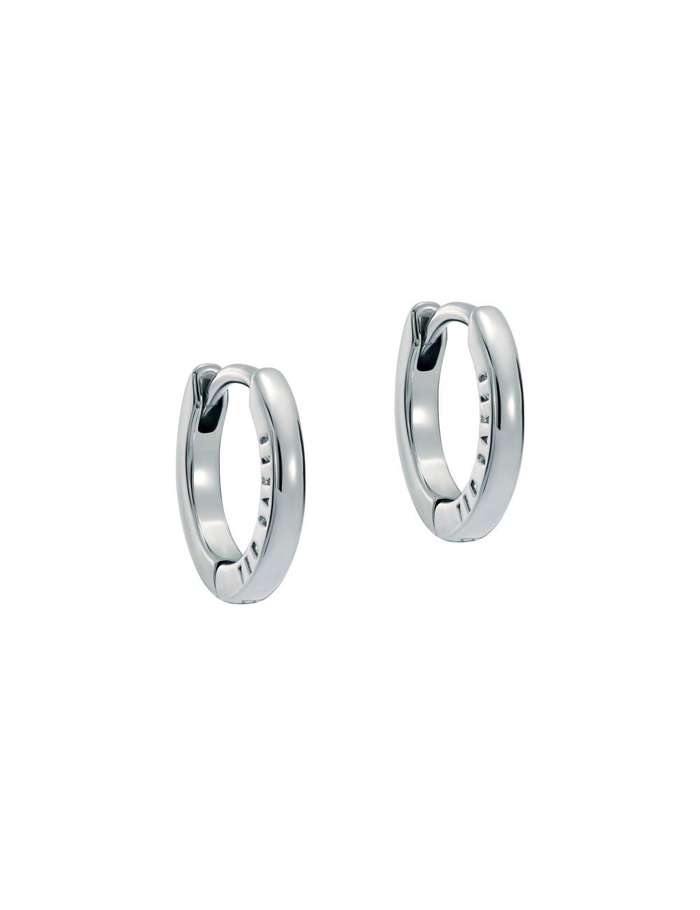 Ted Baker CRISLIE - Engraved Logo Small Hoop ピアス レディース シルバー | Japan  DBRC-36759
