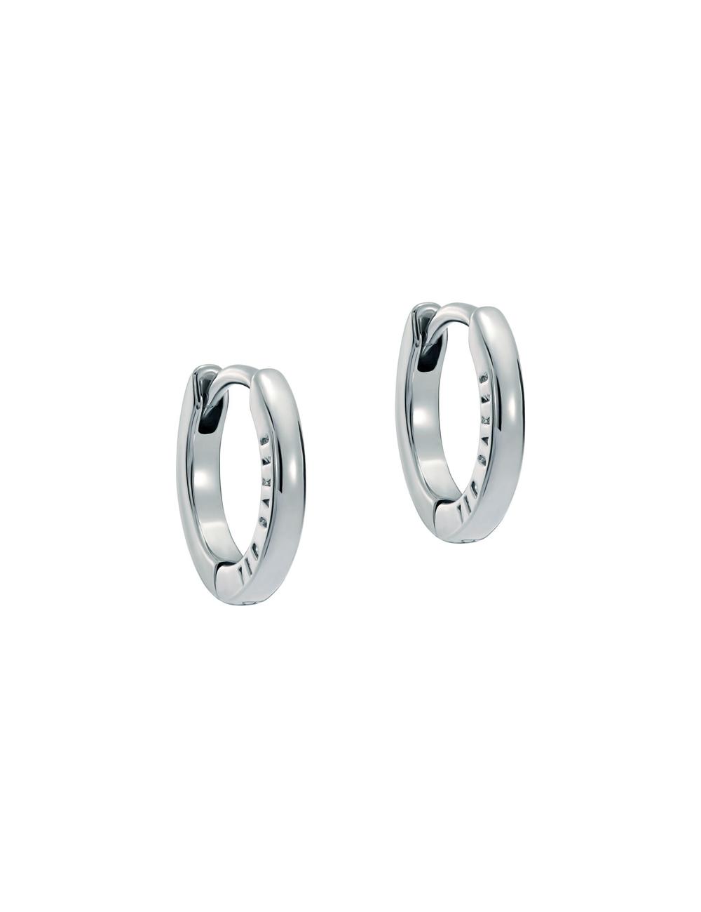 Ted Baker CRISLIE - Engraved Logo Small Hoop ピアス レディース シルバー | Japan  DBRC-36759