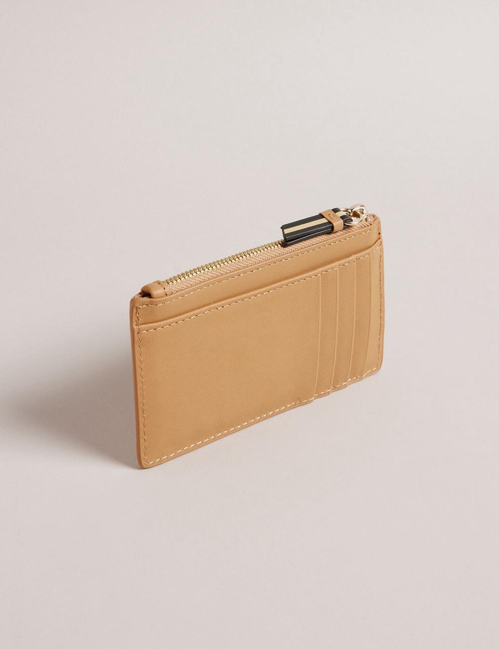 Ted Baker DARCENA - Branded Leather Zip Coin 財布 レディース Taupe | Japan  HJBM-79610