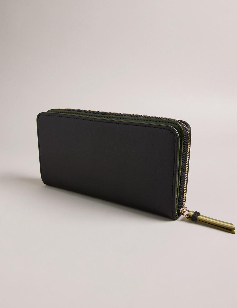 Ted Baker DARCIEA - Smooth Leather Zip Around Large 財布 レディース 黒 | Japan  DYCL-84017