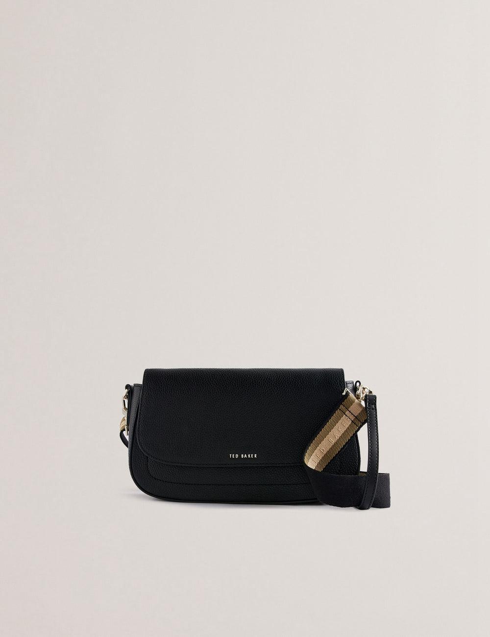 Ted Baker DARILIE - Leather Webbing East West Satchel サッチェルバッグ レディース 黒 | Japan  PWIL-84651