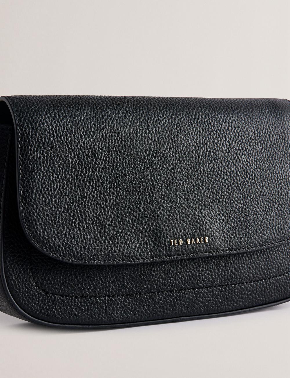 Ted Baker DARILIE - Leather Webbing East West Satchel サッチェルバッグ レディース 黒 | Japan  PWIL-84651