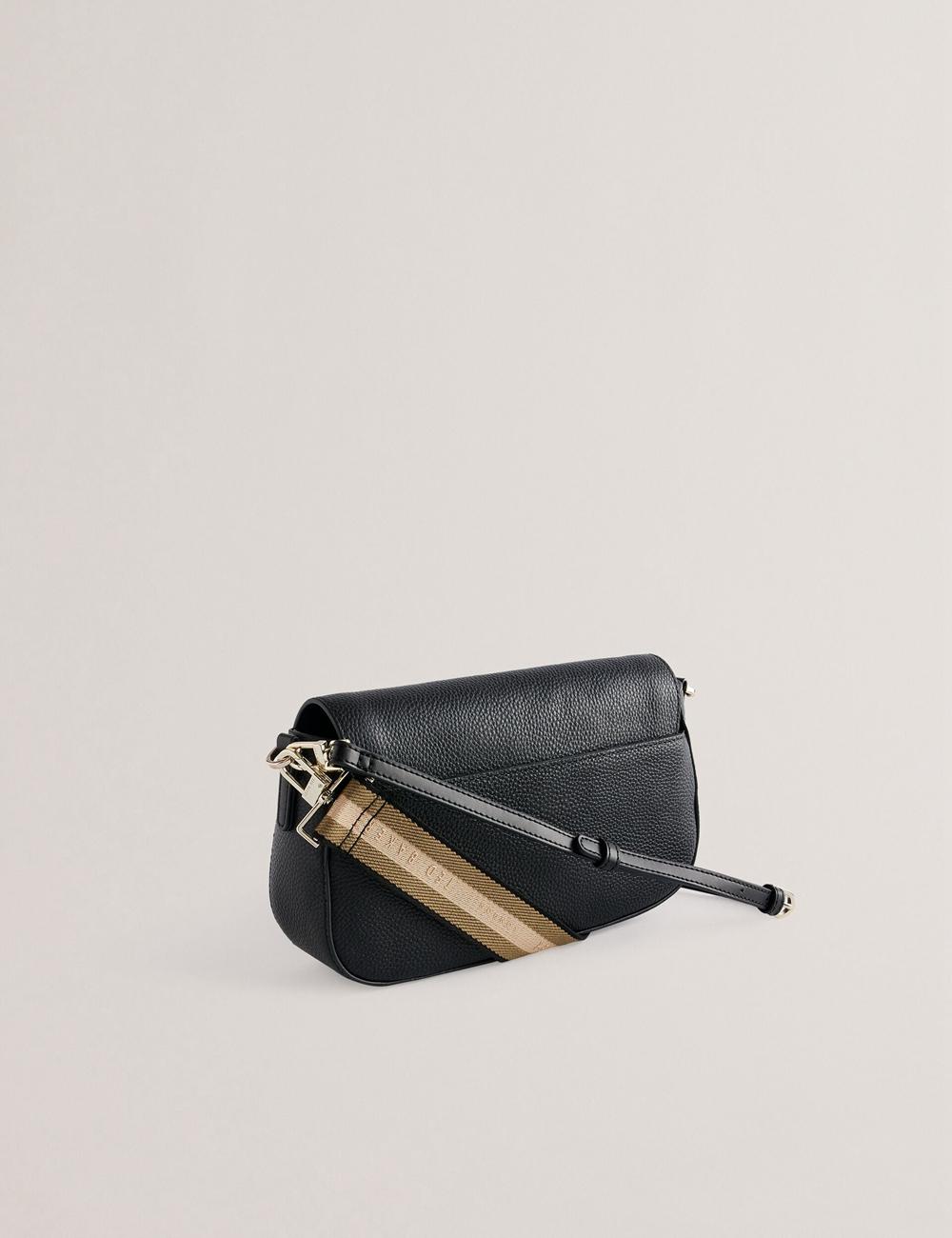 Ted Baker DARILIE - Leather Webbing East West Satchel サッチェルバッグ レディース 黒 | Japan  PWIL-84651
