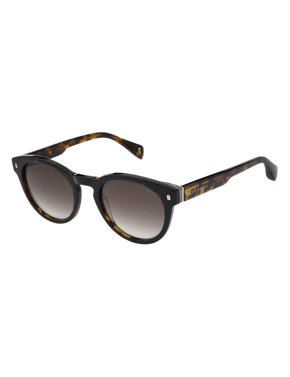 Ted Baker DAX - Round Chunky Temple サングラス メンズ ブラウン | Japan  EJXH-04712