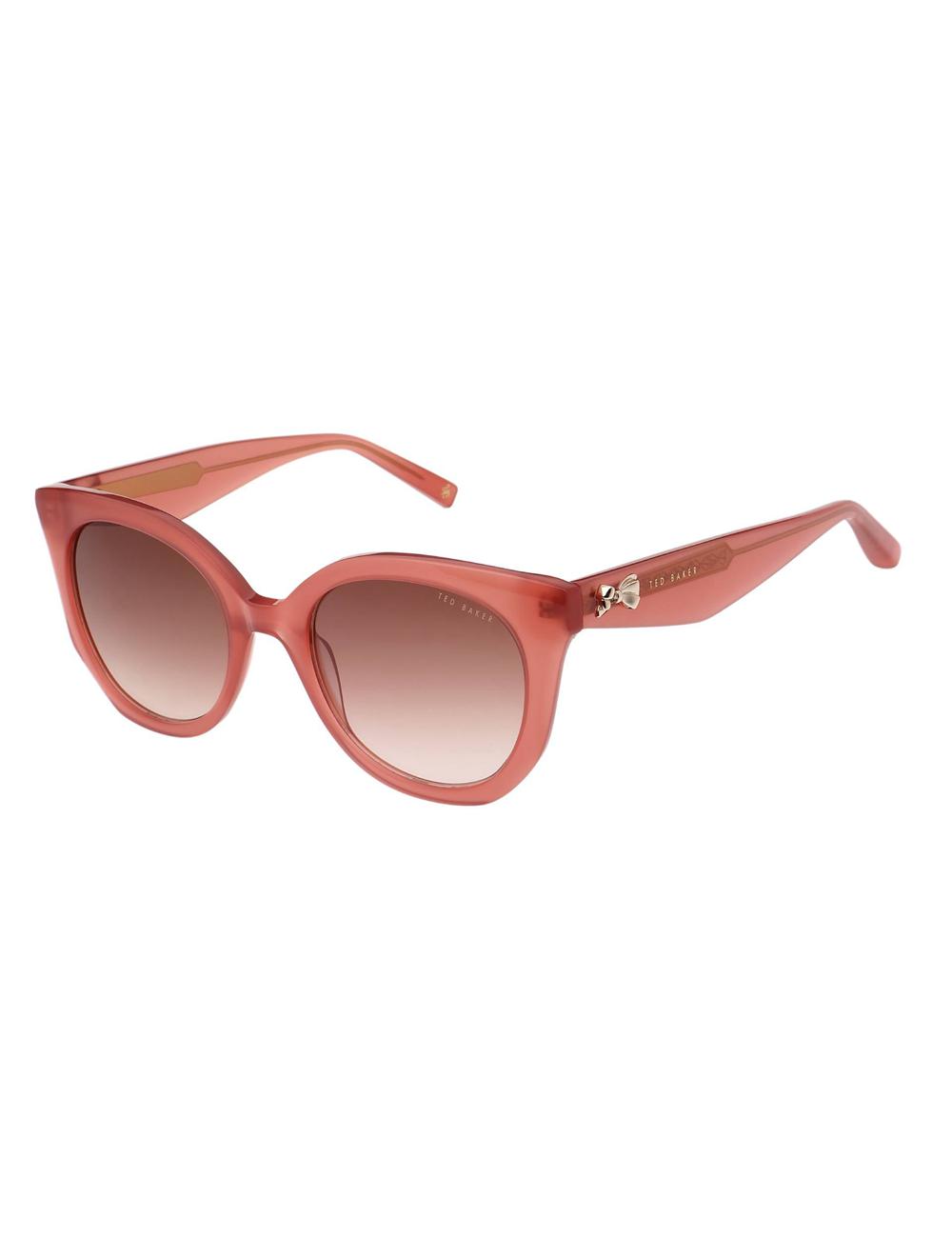 Ted Baker ELEN - Oversized Cat Eye Bow Detail サングラス レディース ピンク ピンク | Japan  AWSX-52809
