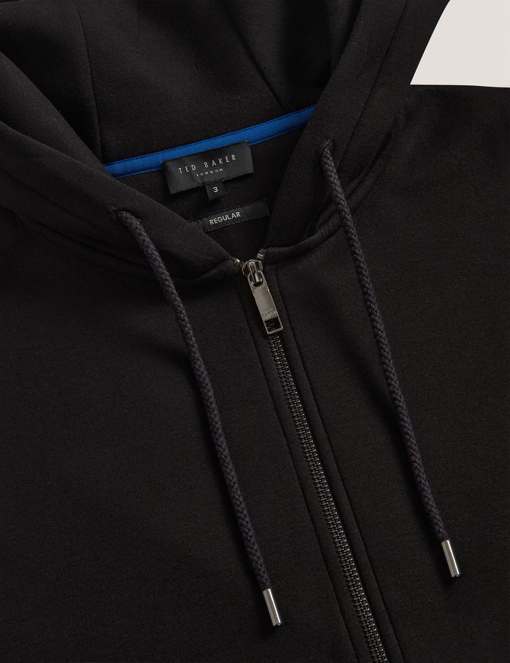 Ted Baker EPIO - Zip Through Neoprene パーカー メンズ 黒 | Japan  IVWT-47956