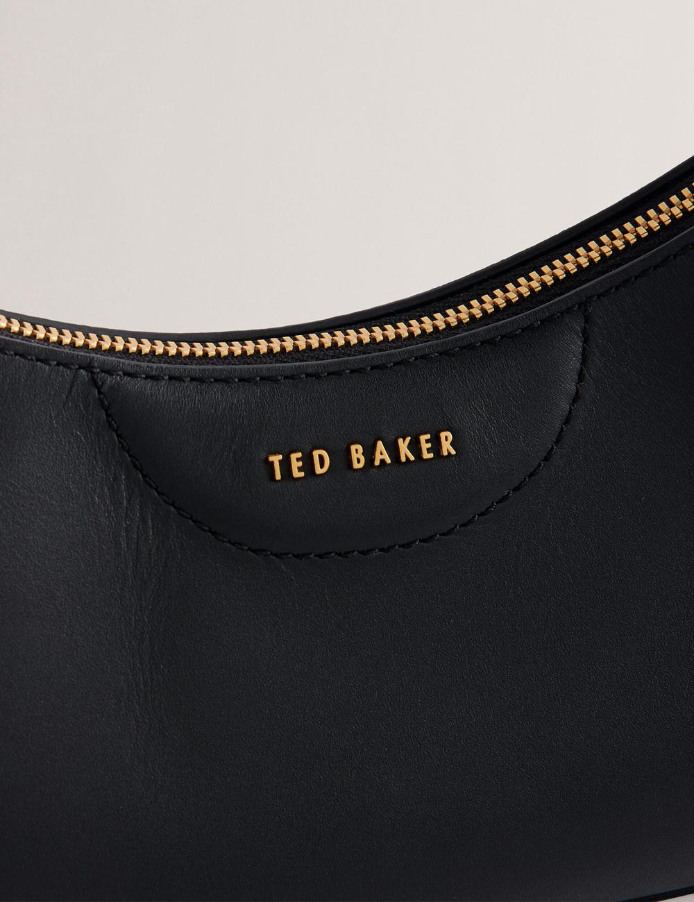 Ted Baker ESSIY - Leatheruette With Webbing Strap ショルダーバッグ レディース 黒 | Japan  JVWO-81543