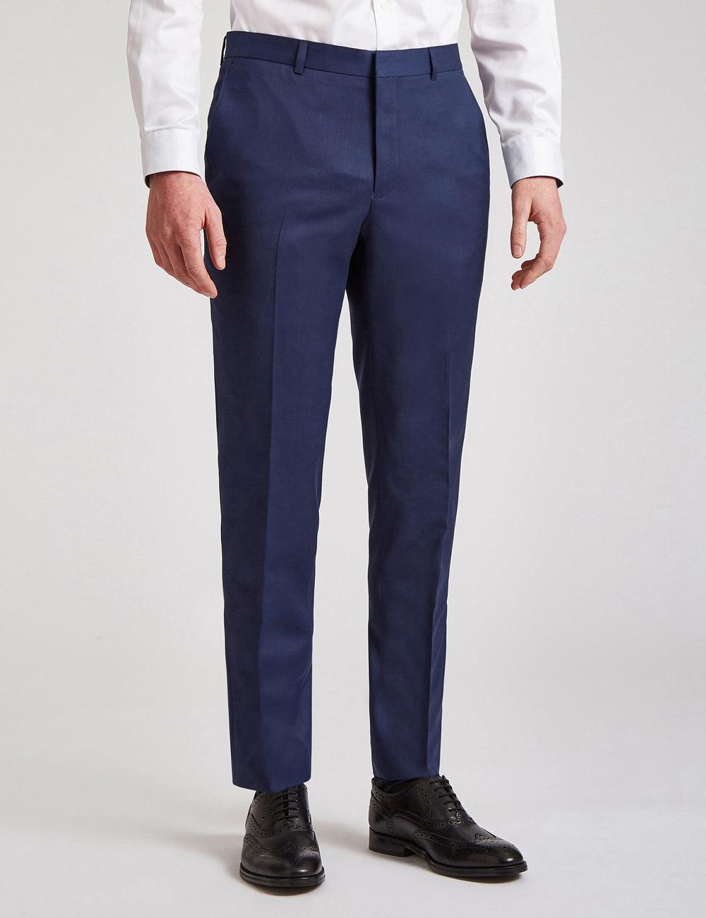 Ted Baker FINLAYTS - Twill Wool Slim Fit Suit ズボン メンズ 青 | Japan  VCDL-95267