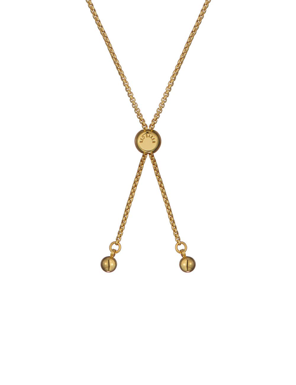 Ted Baker FLORINA - Crystal Flower Adjustable ブレスレット レディース ゴールド | Japan  FPOS-25863
