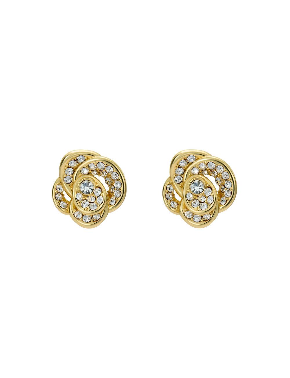 Ted Baker FLORINE - Crystal Flower Stud ピアス レディース ゴールド | Japan  HIOW-15924