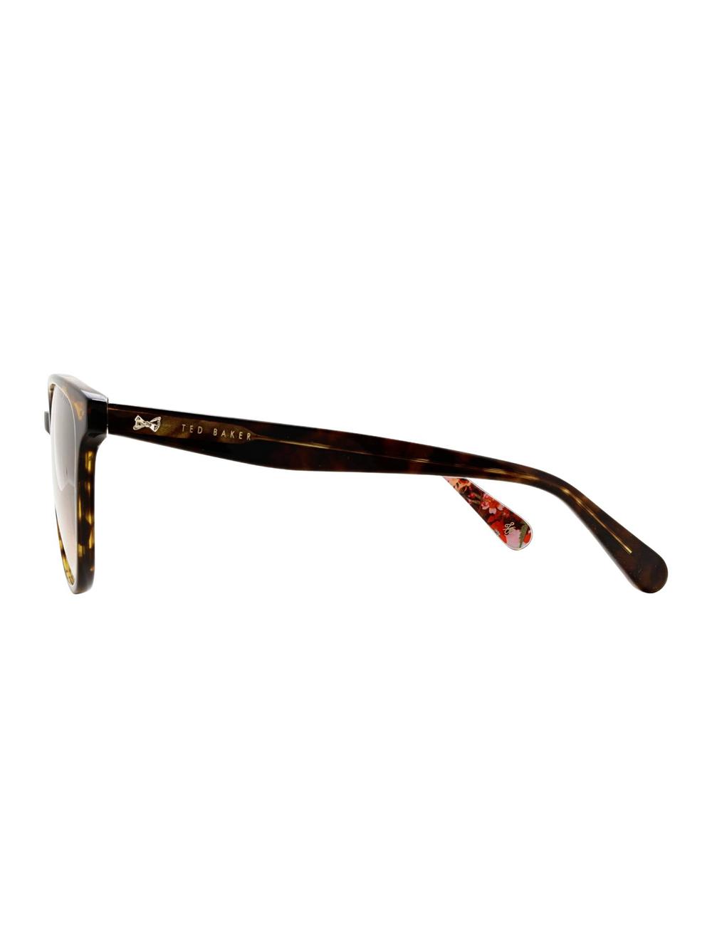 Ted Baker FLORI - Classic Round Print Detail サングラス レディース ブラウン | Japan  PHKD-70135