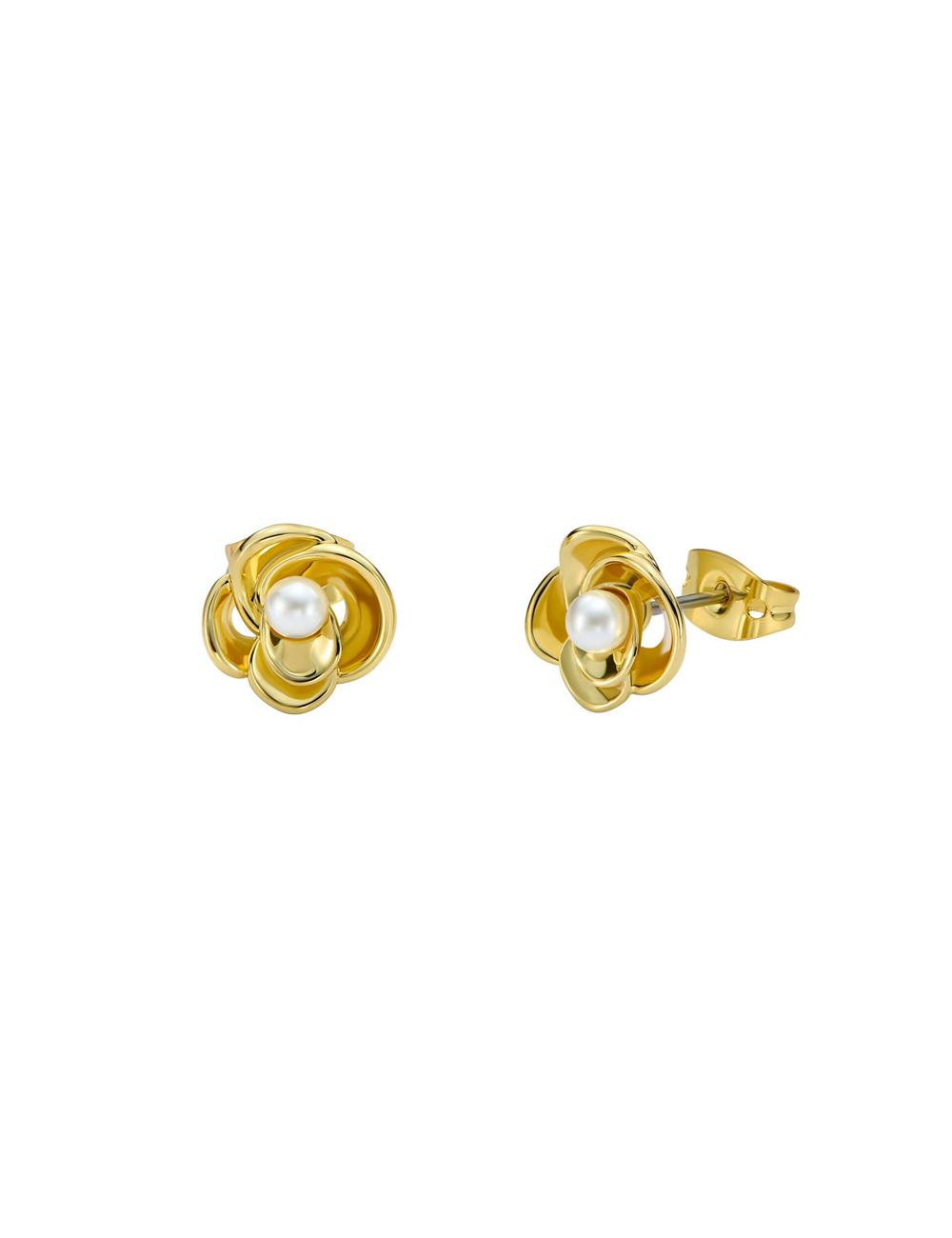 Ted Baker FLO - Pearl Flower Stud ピアス レディース ゴールド | Japan  LTJA-12037