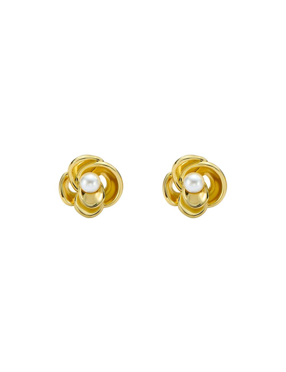 Ted Baker FLO - Pearl Flower Stud ピアス レディース ゴールド | Japan  LTJA-12037