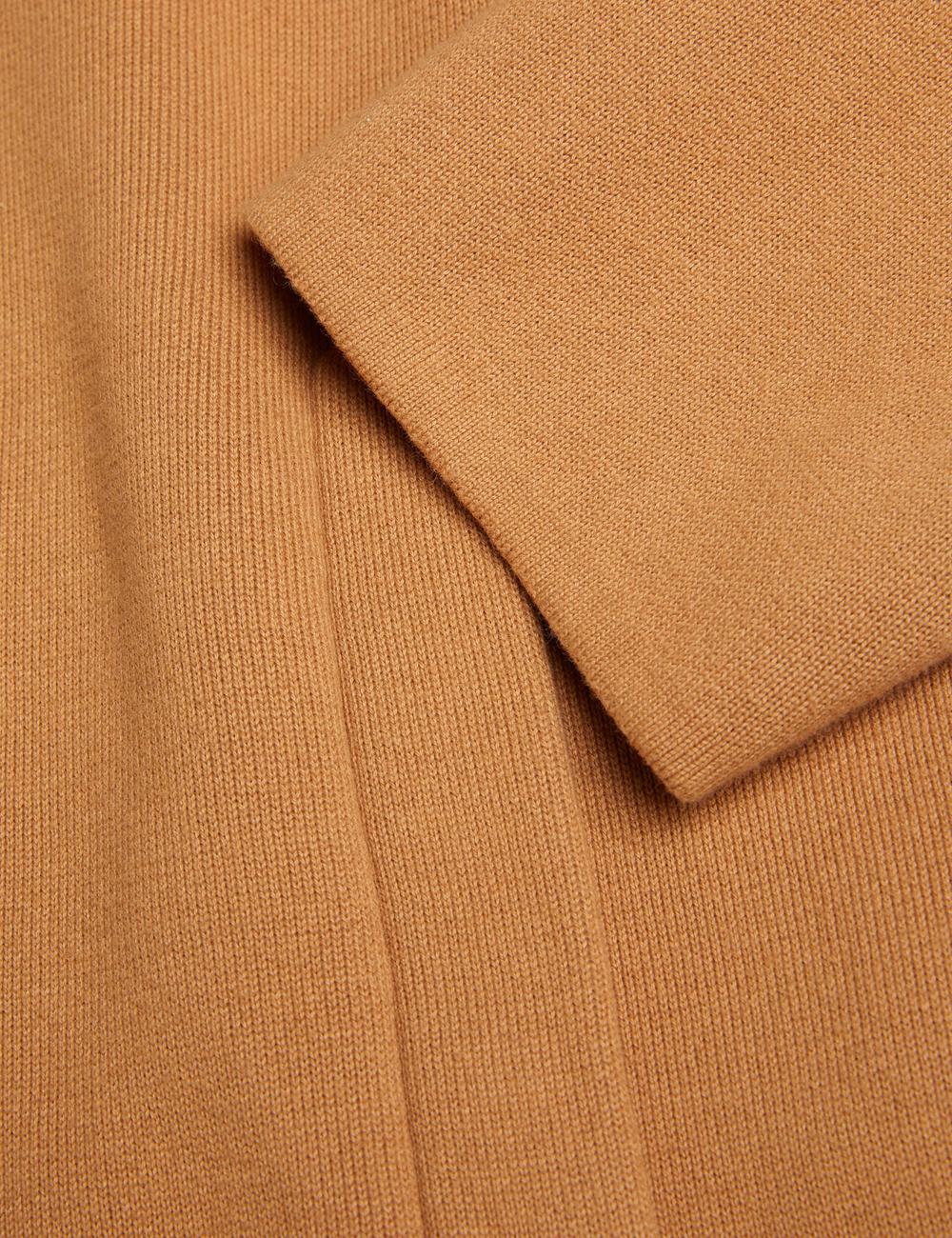 Ted Baker FREDER - Knitted Cotton Blend オーバーシャツ メンズ ブラウン | Japan  LREC-81937