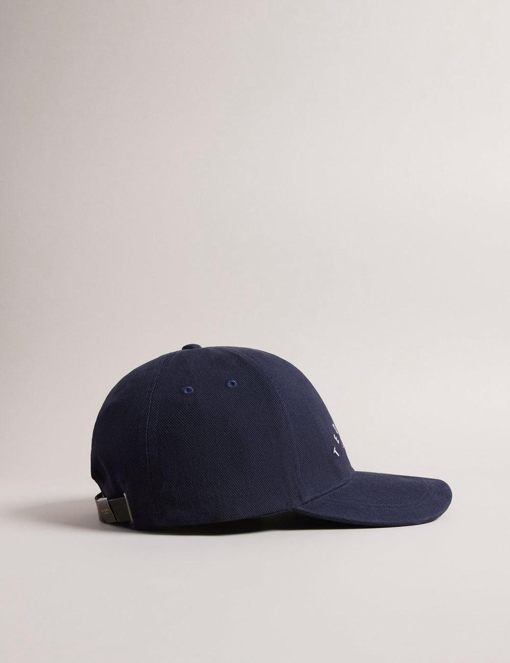 Ted Baker FRREDDI - Embroidered Logo Canvas ベースボールキャップ メンズ ネイビー | Japan  EKPR-95620