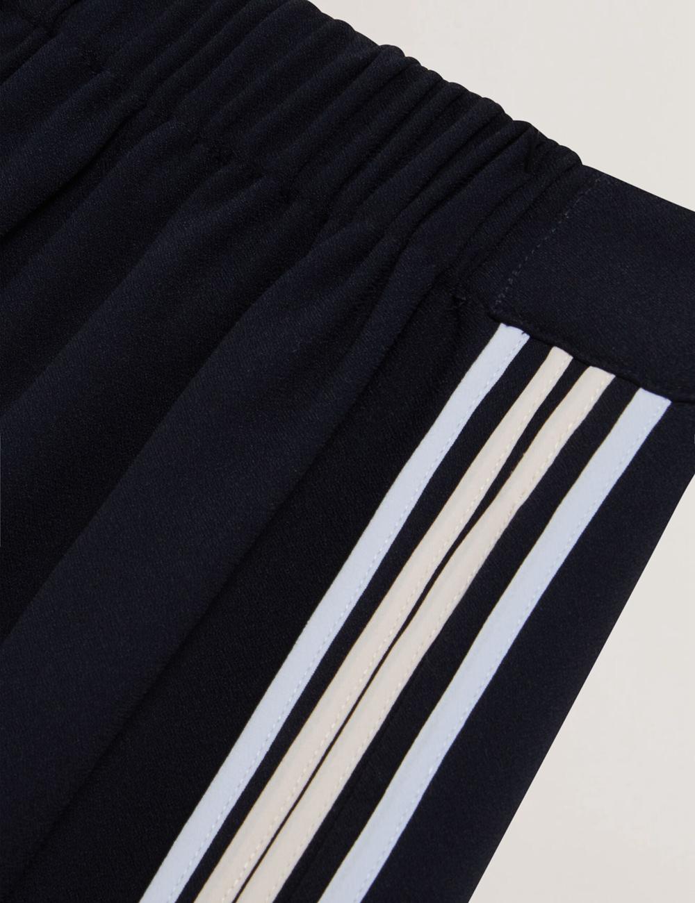 Ted Baker GORJJA - Piping Detail Wide Leg Crepe ズボン レディース ネイビー | Japan  JLCK-52197